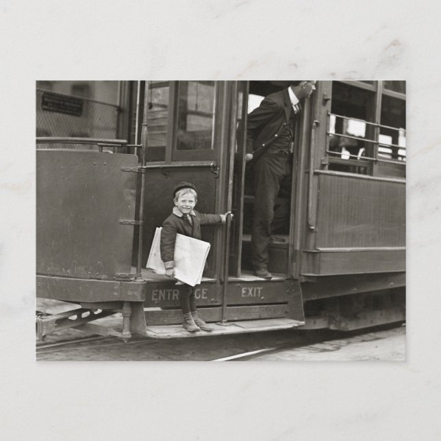 Postal Trole de equitación, 1910 (Anverso)