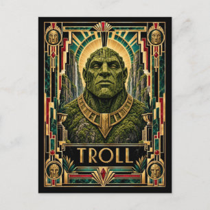 Postal Troll, Art Deco Mitológico