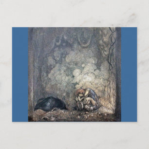 Postal Troll Holding Child