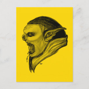 Postal Troll schwarz gelb design