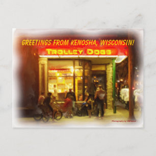 POSTAL ¡TROLLEY PERROS!