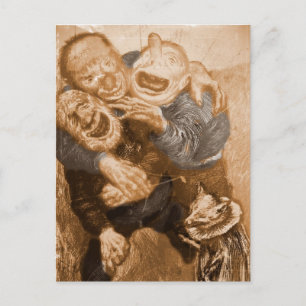 Postal Trolls del abuelo risible