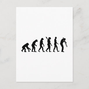 Postal Trombona de evolución