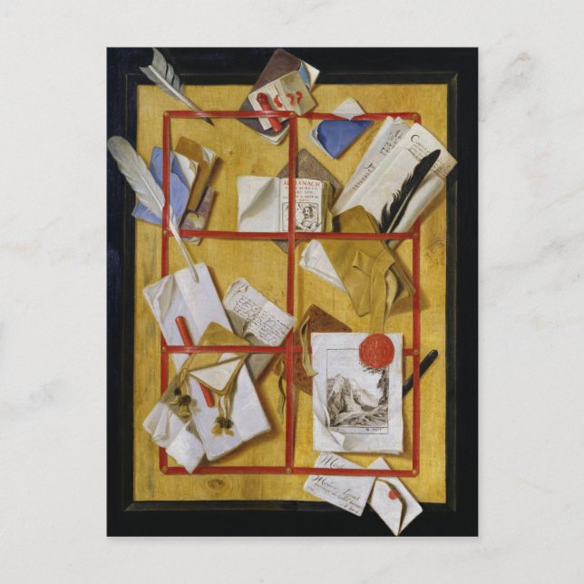 Postal Trompe - l ' oeil (Anverso)