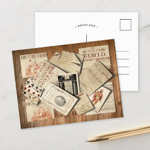 Postal Trompe l’œil   Piere De Hoop