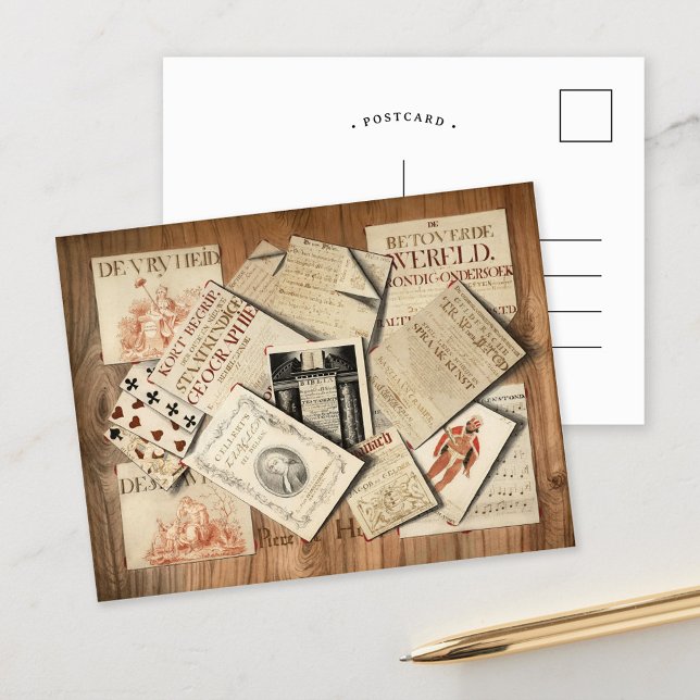 Postal Trompe l’œil | Piere De Hoop (Subido por el creador)
