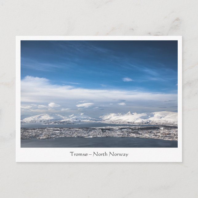 Postal Tromso Norte de Noruega (Anverso)