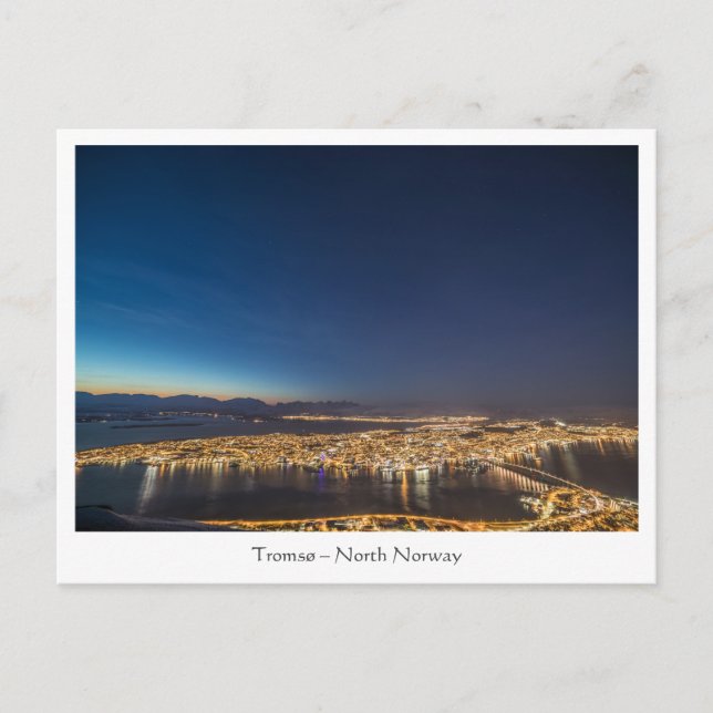 Postal Tromso Norte de Noruega (Anverso)