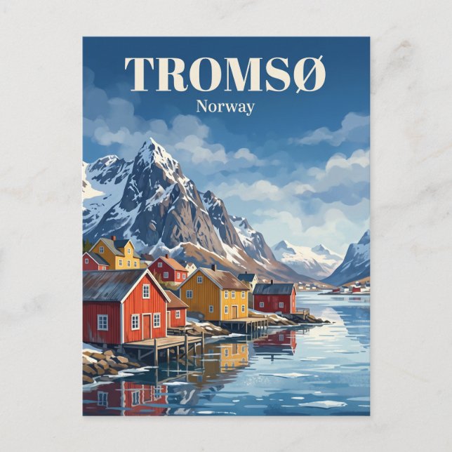 Postal Tromsø Noruega (Anverso)