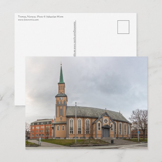 Postal Tromsø Noruega (Anverso / Reverso)