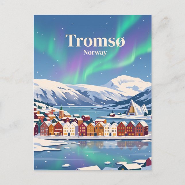 Postal Tromsø Noruega (Anverso)
