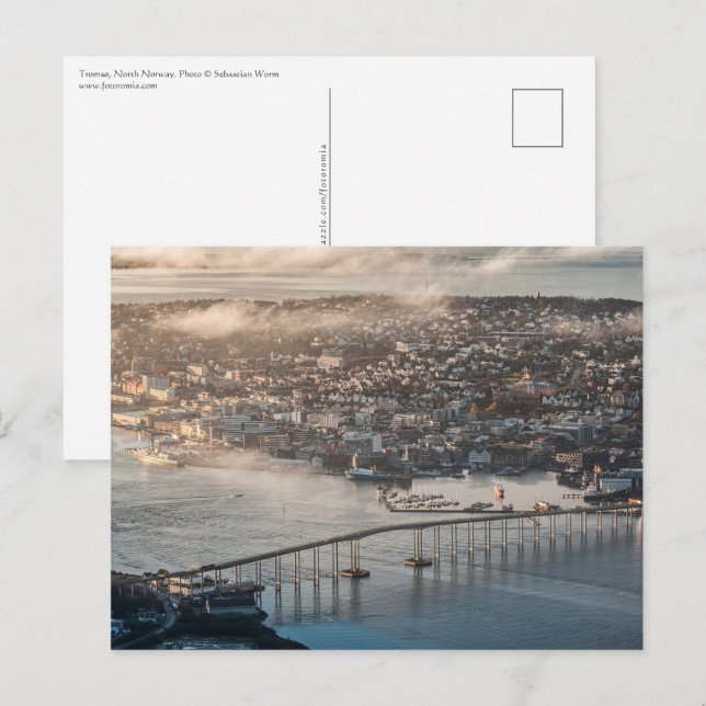 Postal Tromsø Noruega (Anverso / Reverso)