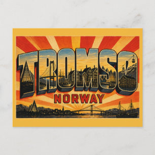 Postal Tromsø Noruega Catedral Ártica
