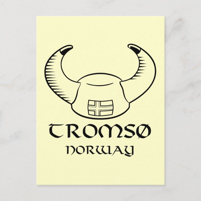 Postal Tromso Norway Viking Gorra (Anverso)