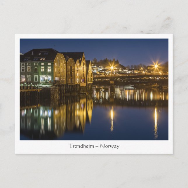Postal Trondheim Noruega (Anverso)