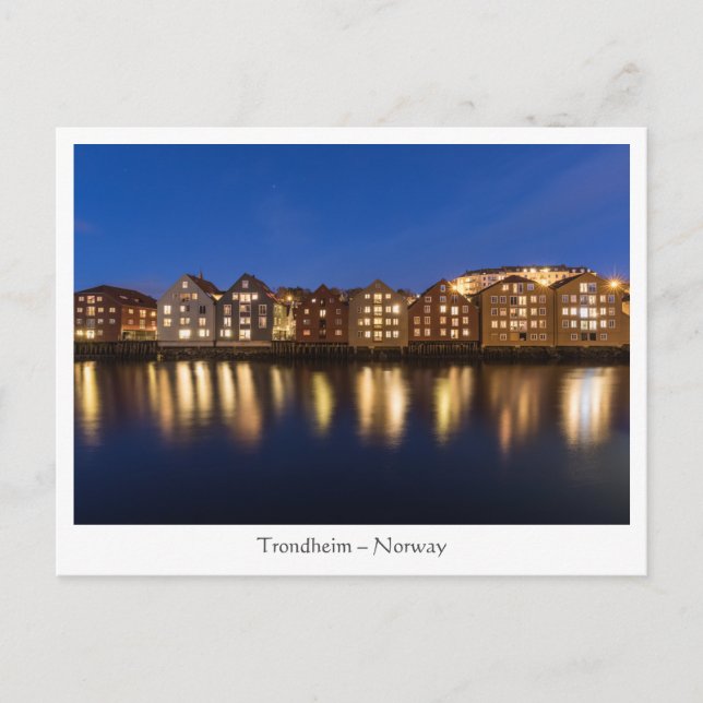 Postal Trondheim Noruega (Anverso)