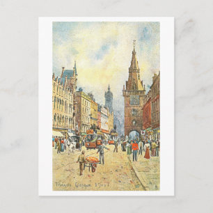 Postal Trongate antiguo, Glasgow, Escocia