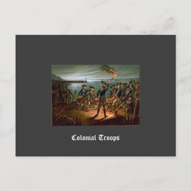 Postal Tropas coloniales (Anverso)