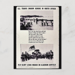 Postal Tropas Estadounidenses Se Enfrentan En La Zona De 