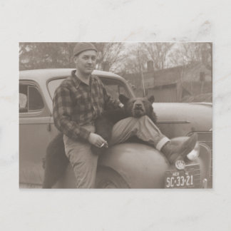 Postal Trophy Bear Hunter