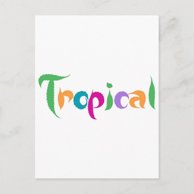 Postal Tropical (Anverso)