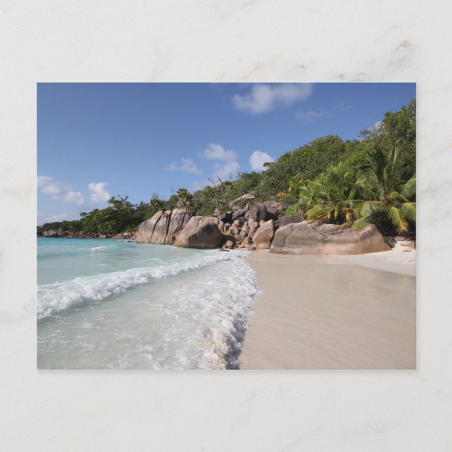 Postal Tropical Beach, Seychelles, Indian Ocean (Anverso)