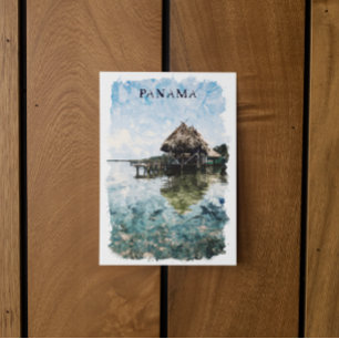 Postal Trópico Panamá Bocas Del Toro Viaje Vintage
