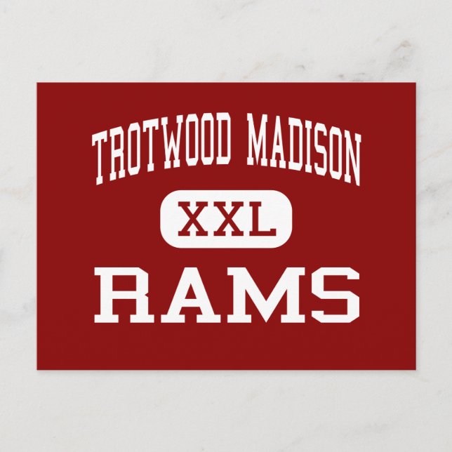 Postal Trotwood Madison - Rams - Junior - Trotwood Ohio (Anverso)