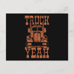 Postal TRUCK SÍ Gran Rig Trucker Trucker Trucker Driver