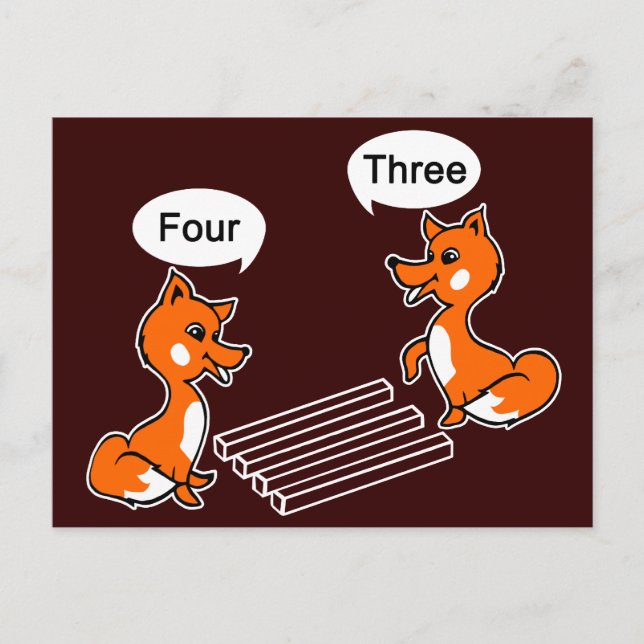 Postal Truco de ilusión óptica (Anverso)