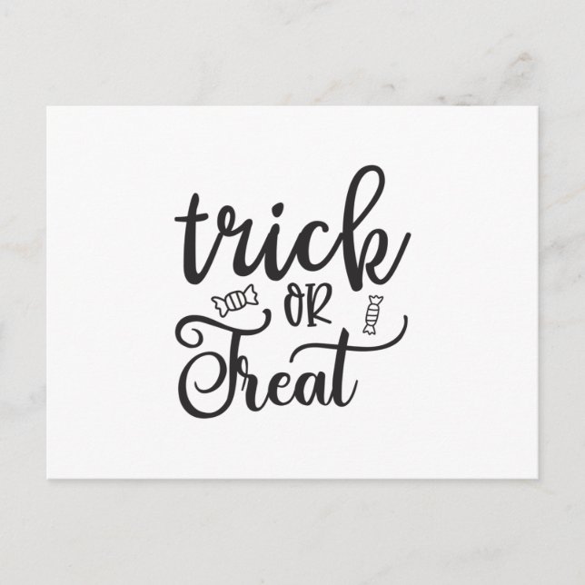 Postal Truco o trato (Anverso)