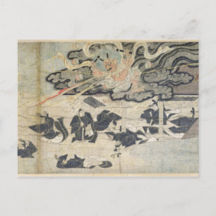 Postal Trueno Demon, Santuario Tenjin, Periodo Kamakura
