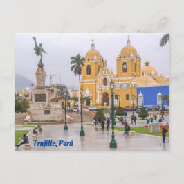 Postal Trujillo, Perú, Plaza Mayor de Trujillo