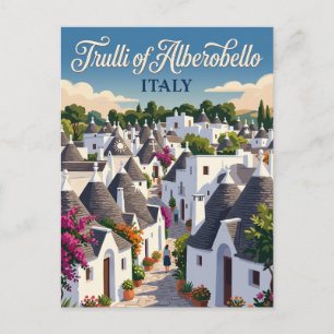 Postal Trulli de Alberobello Italia