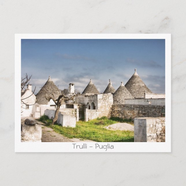 Postal Trulli - Puglia (Anverso)
