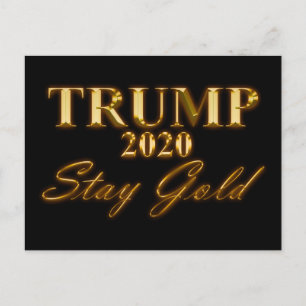 Postal TRUMP 2020 - Stay Gold