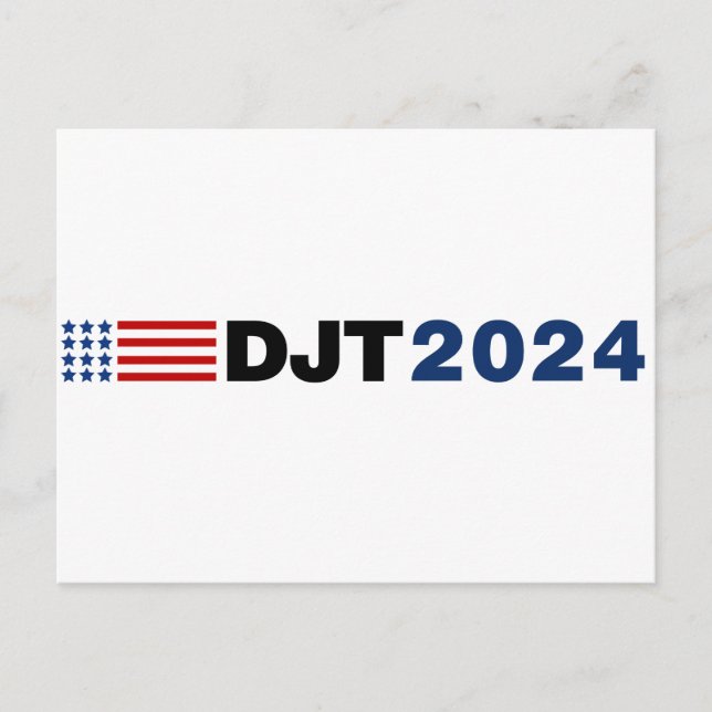 Postal Trump 2024 DJT (Anverso)