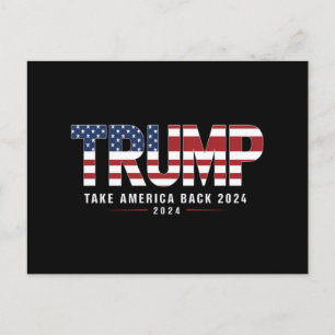 Postal Trump 2024 Recuperar los regalos estadounidenses d