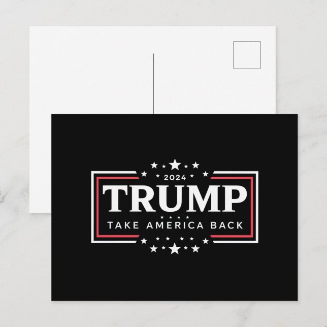 Postal Trump 2024 Recuperemos América (Anverso / Reverso)