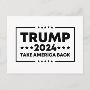 Postal Trump 2024 Trump Recuperar América