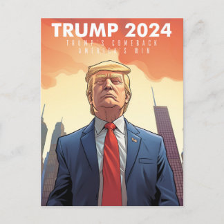 Postal Trump 2024 - USA - Make America Great Again - Come