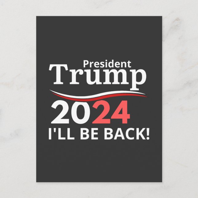 POSTAL TRUMP 2024 - ¡VOLVERÉ! (Anverso)