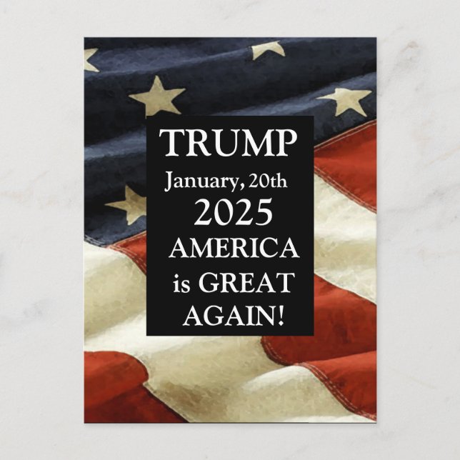 POSTAL TRUMP 2025 (Anverso)