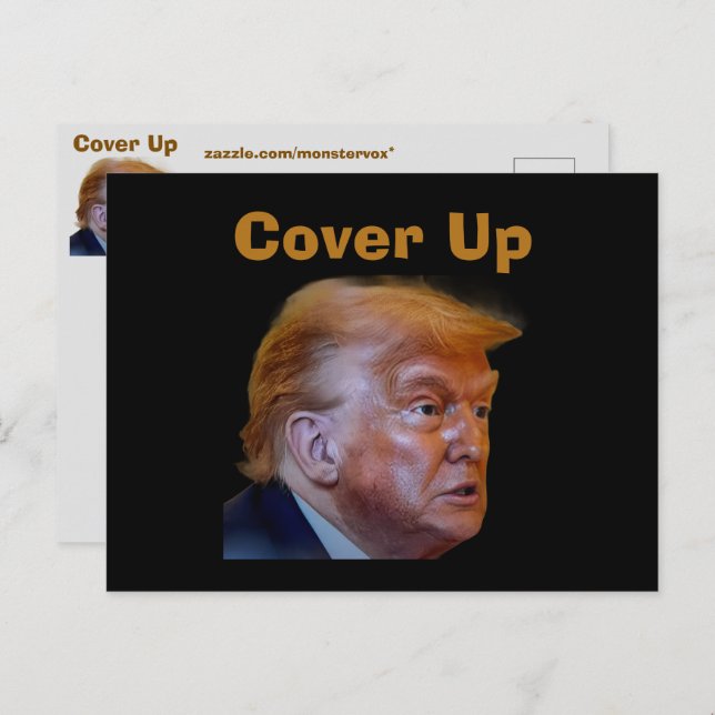 Postal Trump/Cover Up Postcard (Anverso / Reverso)