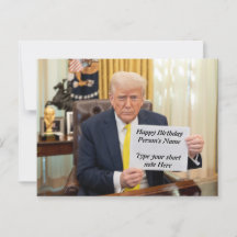 Trump Desea Feliz Cumpleaños o Evento 