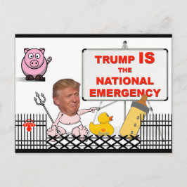 Postal Trump ES la emergencia nacional / Anti Trump,