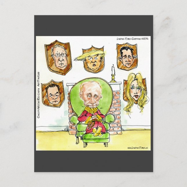 Postal Trump Es Putin En Los Regalos Ritz (Anverso)