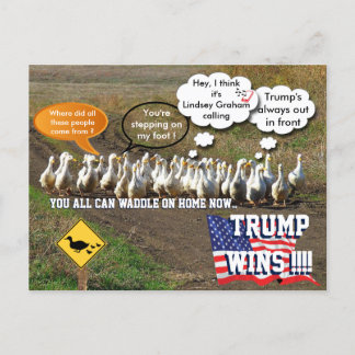 Postal Trump gana