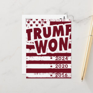 Postal Trump Ganó