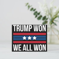 Trump Ganó Todos Ganamos 2024 Bandera EEUU Trump G